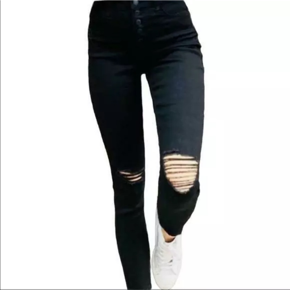 Vanilla Star HighRise Skinny Distressed Jeans